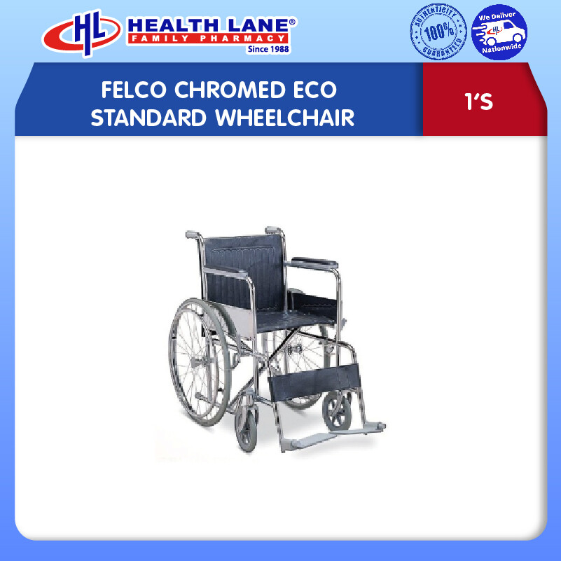 FELCO CHROMED ECO STANDARD WHEELCHAIR